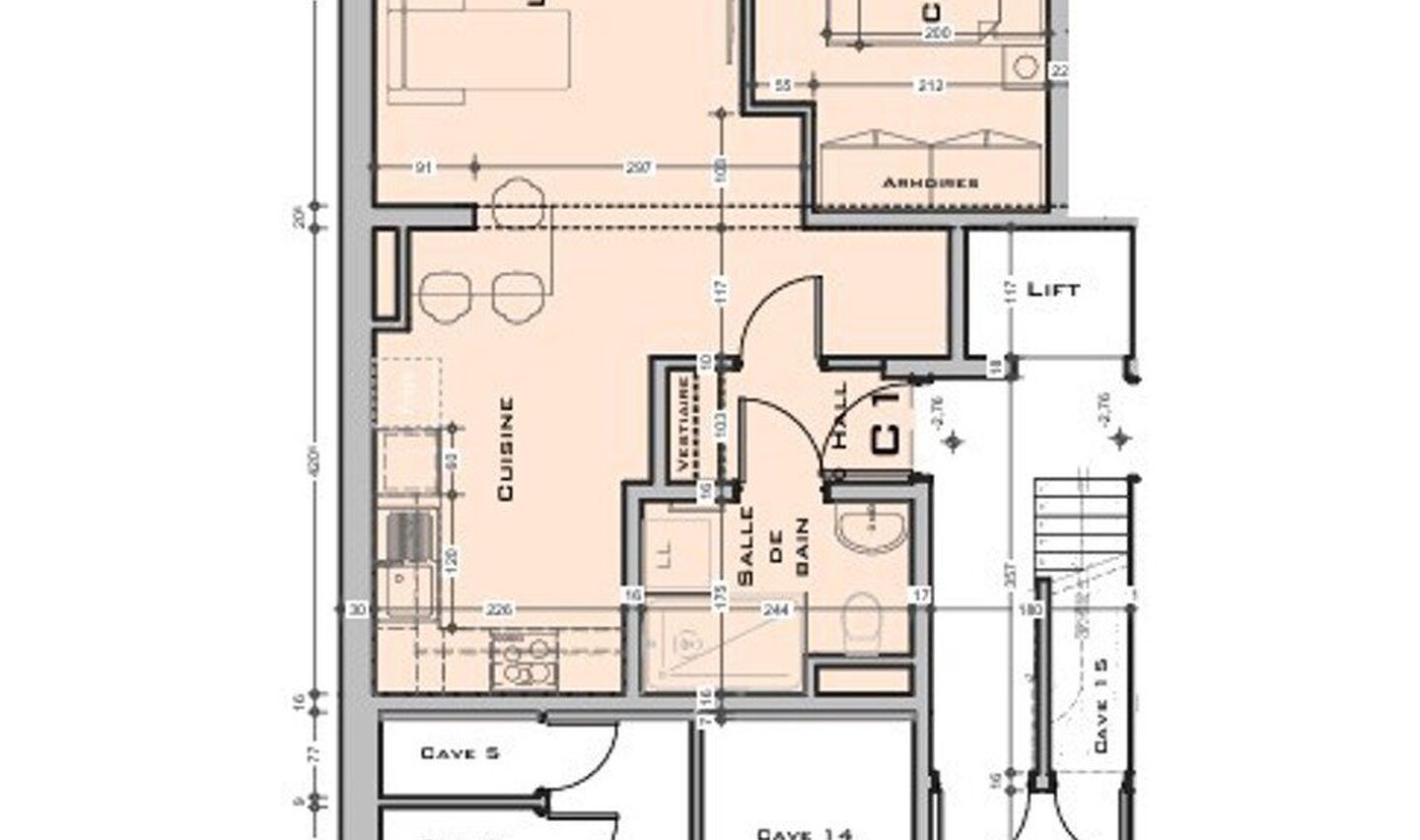 Appartement à louer à Sint-Agatha-Berchem