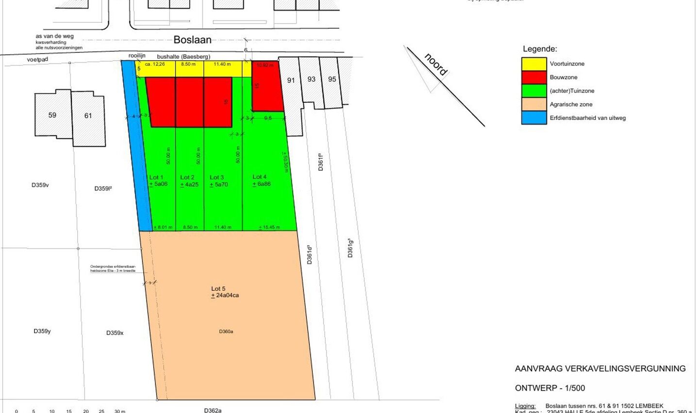 Terrain &agrave; b&acirc;tir &agrave; vendre &agrave; Halle